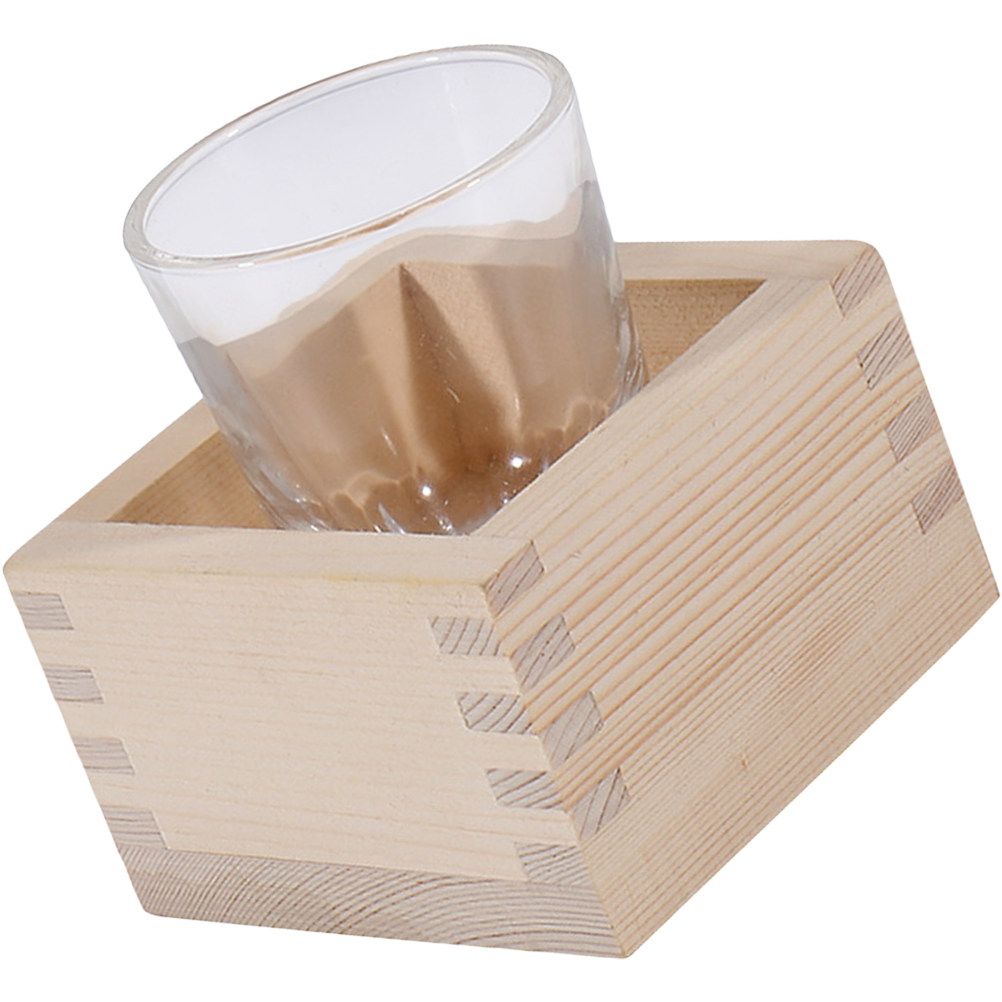 Coffee Tea Hot - 1Set Transparent Glass Sake Cup Kit