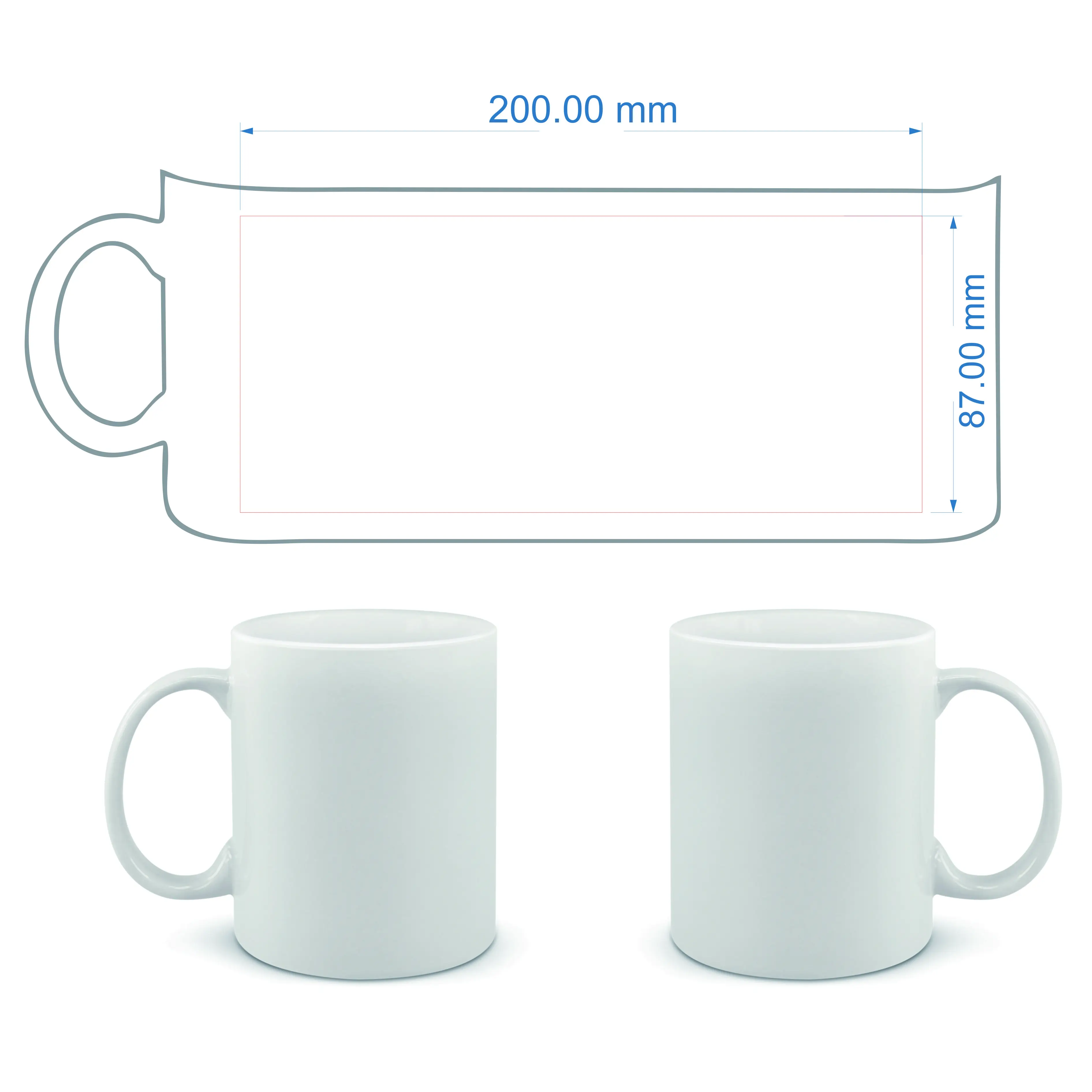 DIY Customized mugs 350ML 12oz - Coffee Tea Picture avaliação e preço