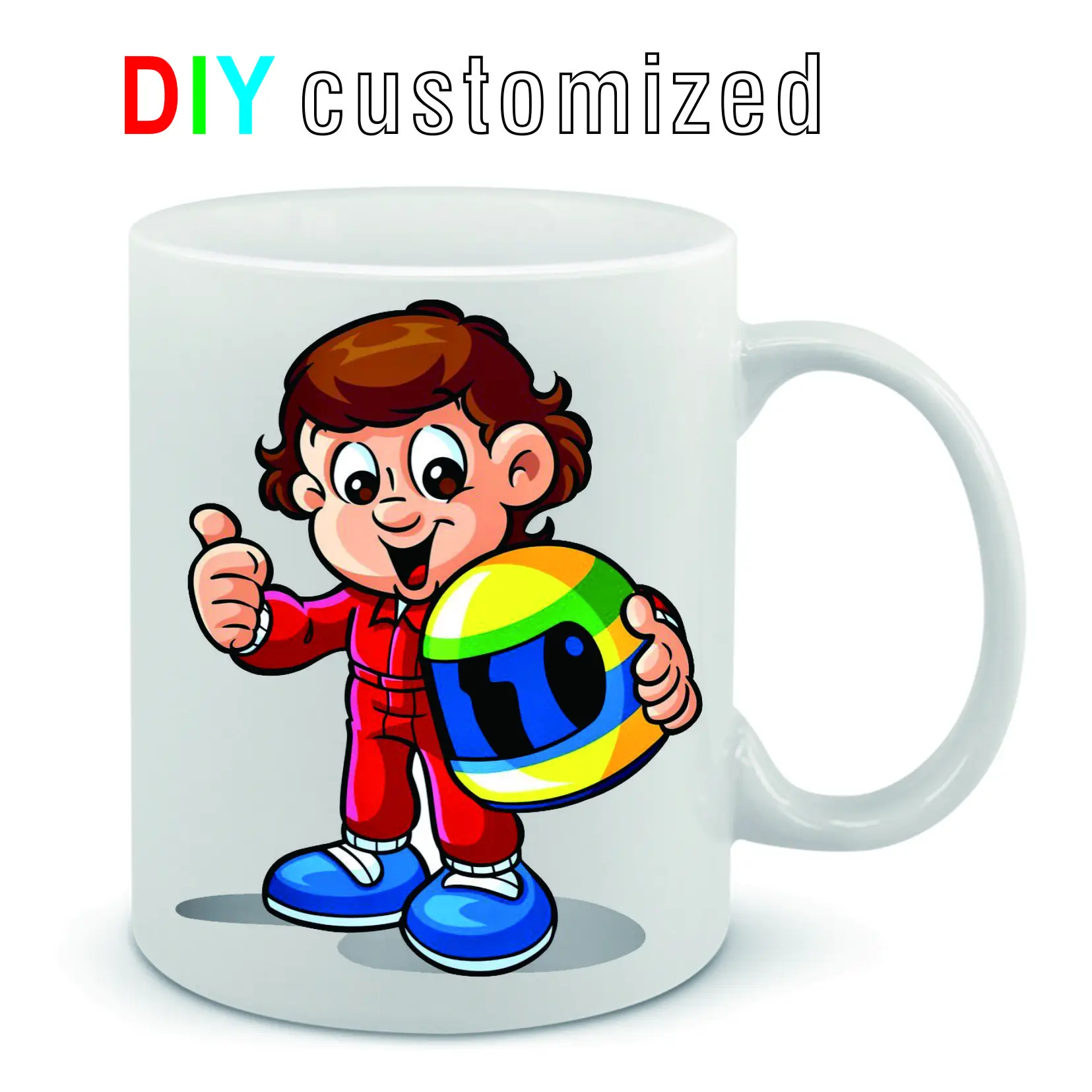 DIY Customized mugs 350ML 12oz - Coffee Tea Picture avaliação e preço