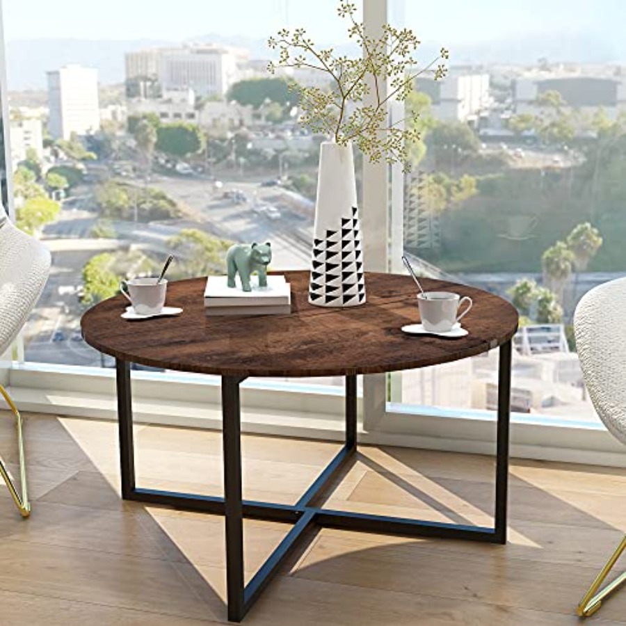 Round Coffee Table Kitchen Din - Coffee & Tea Maker Machine avaliação e preço