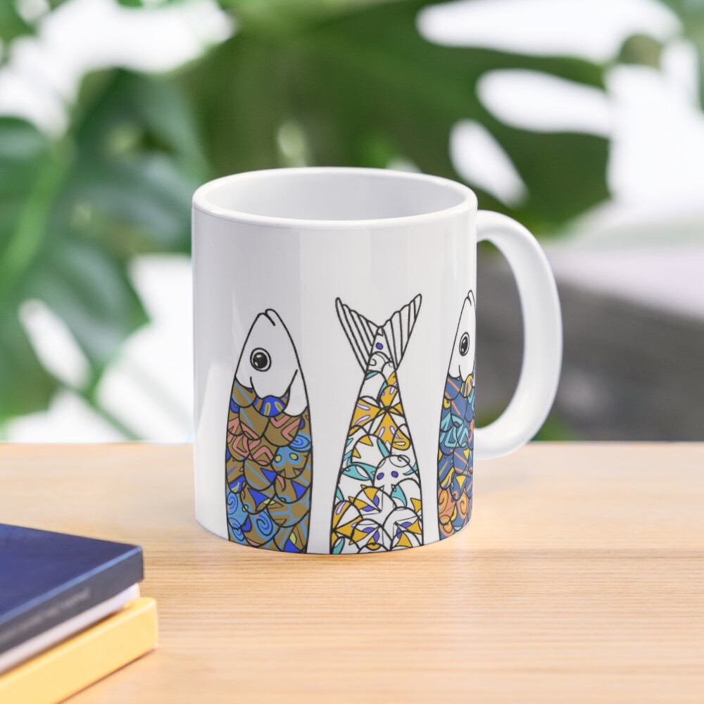 Sardines Portugal Classic  Mug - Coffee Tea Picture avaliação e preço