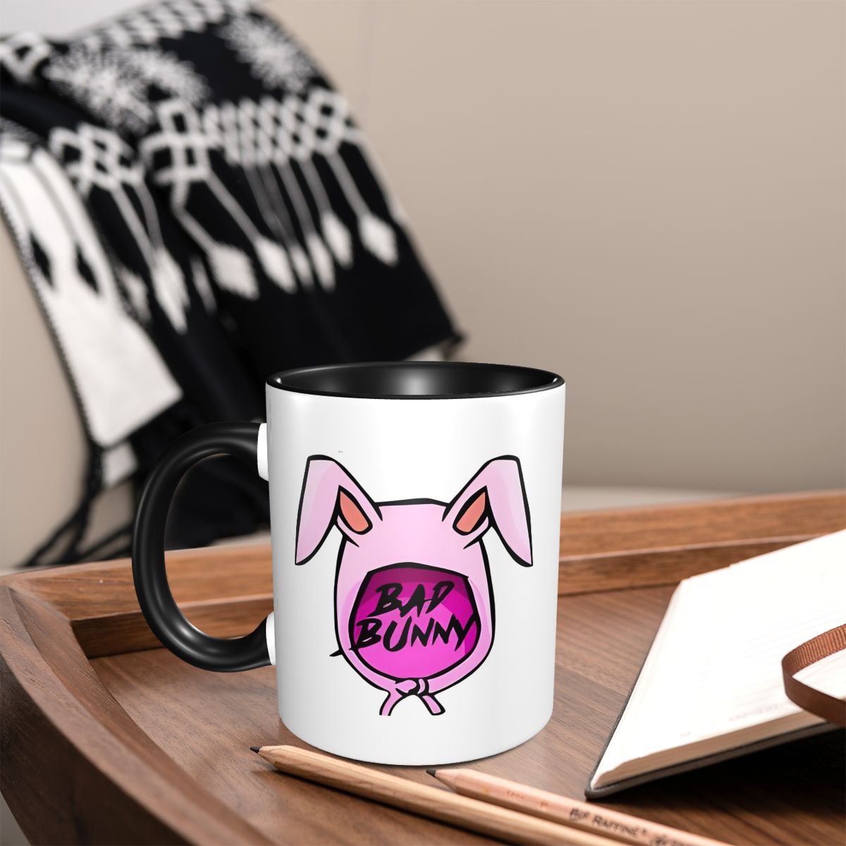 Bad Bunny DTMF Debi Tirar Mas  - Coffee Tea Cup Foto avaliação e preço