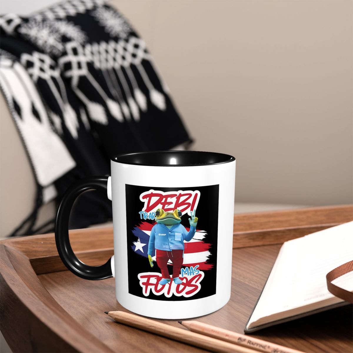 Bad Bunny DTMF Debi Tirar Mas  - Coffee Tea Cup Foto avaliação e preço