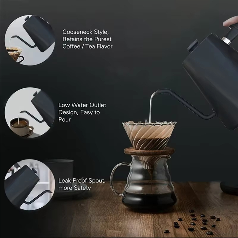 AA01-Gooseneck Electric Kettle - Coffee Tea Uk avaliação e preço