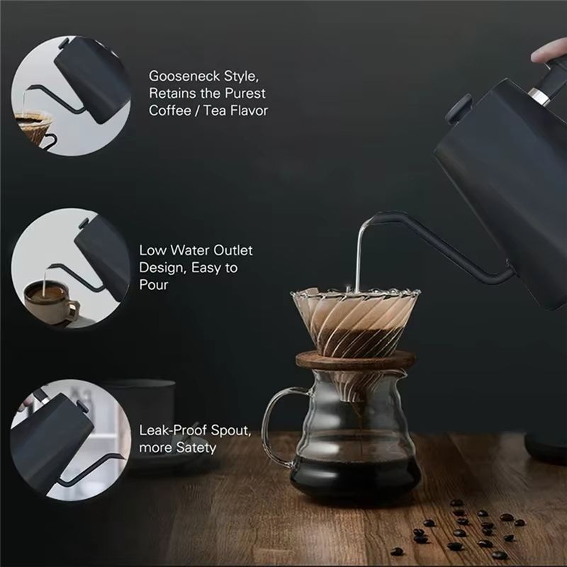 Gooseneck Electric Kettle With - Coffee Tea Uk avaliação e preço