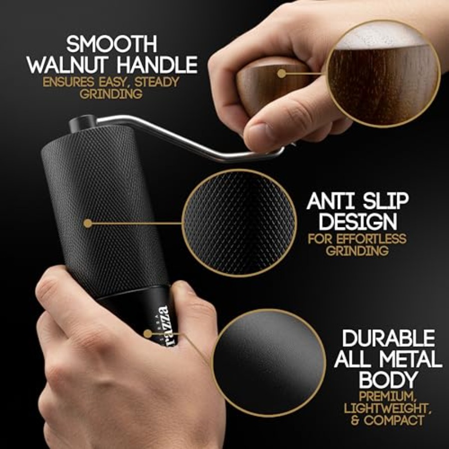 Manual Coffee Grinder, Conical - Coffee & Tea Maker Machine avaliação e preço