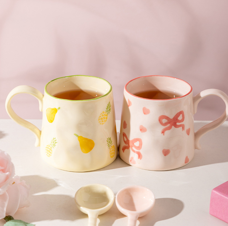 Cute Ceramic Mug High-value Wa - Coffee Plus Tea avaliação e preço