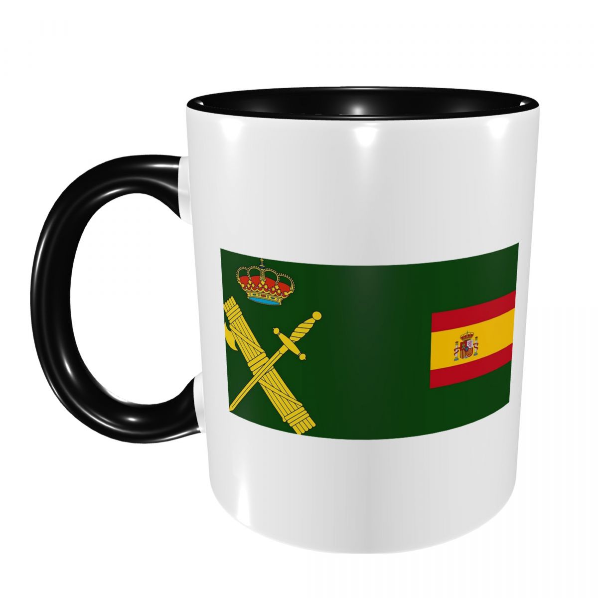 Spain Flag Plus Emblem Civil G - Coffee Plus Tea avaliação e preço