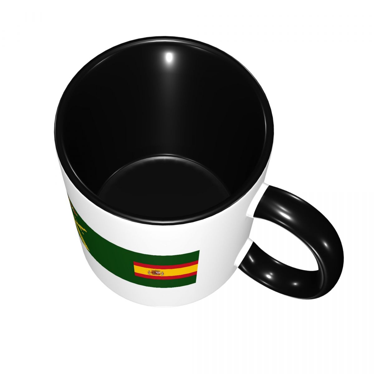 Spain Flag Plus Emblem Civil G - Coffee Plus Tea avaliação e preço