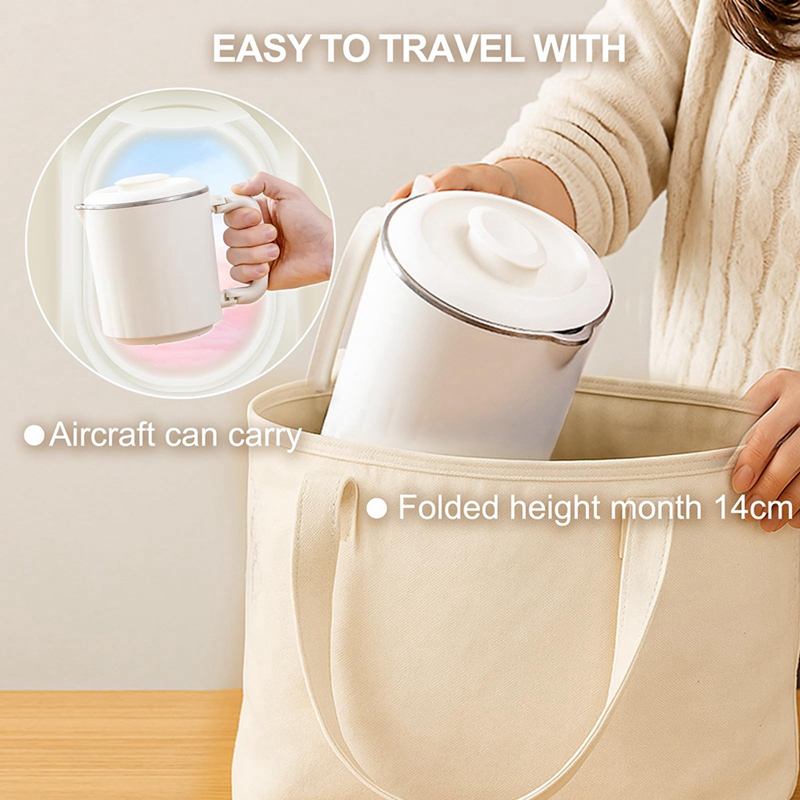 Travel Foldable Electric Kettl - Coffee Tea Hot avaliação e preço