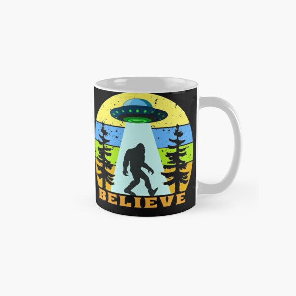 Bigfoot Ufo Alien Believe Clas - Coffee Tea Picture avaliação e preço