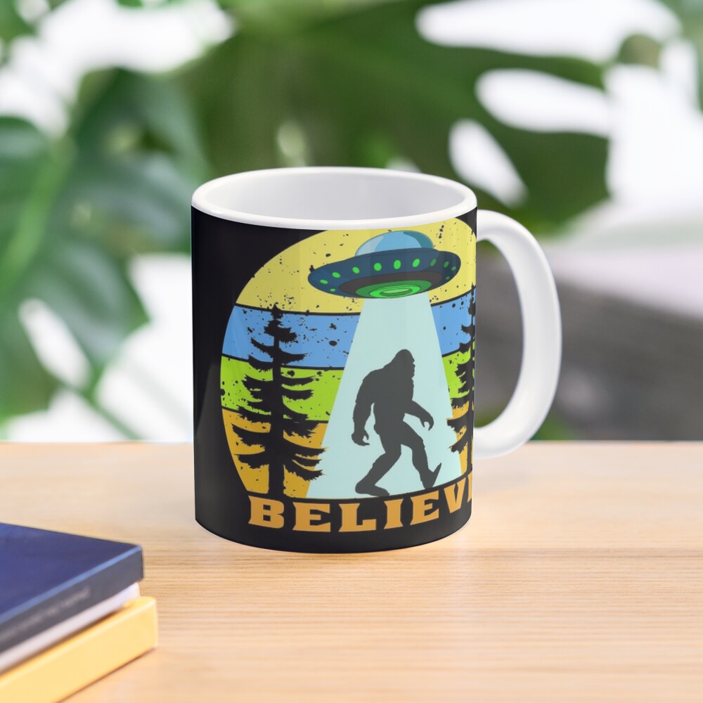 Bigfoot Ufo Alien Believe Clas - Coffee Tea Picture avaliação e preço