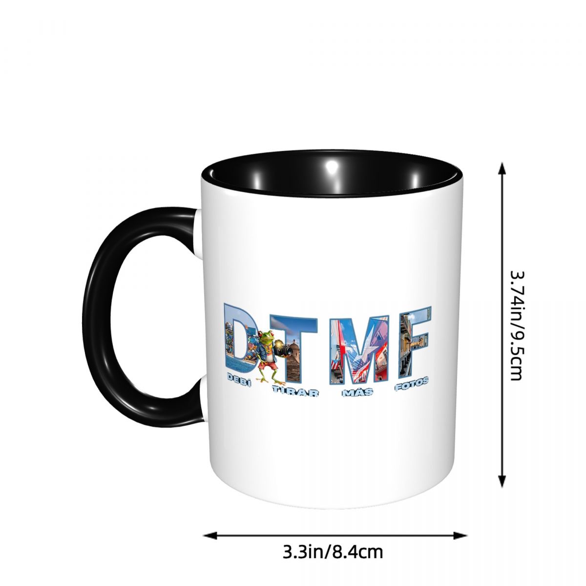 Bads Bunnys Debi Tirar Mas Fot - Coffee Tea Cup Foto avaliação e preço