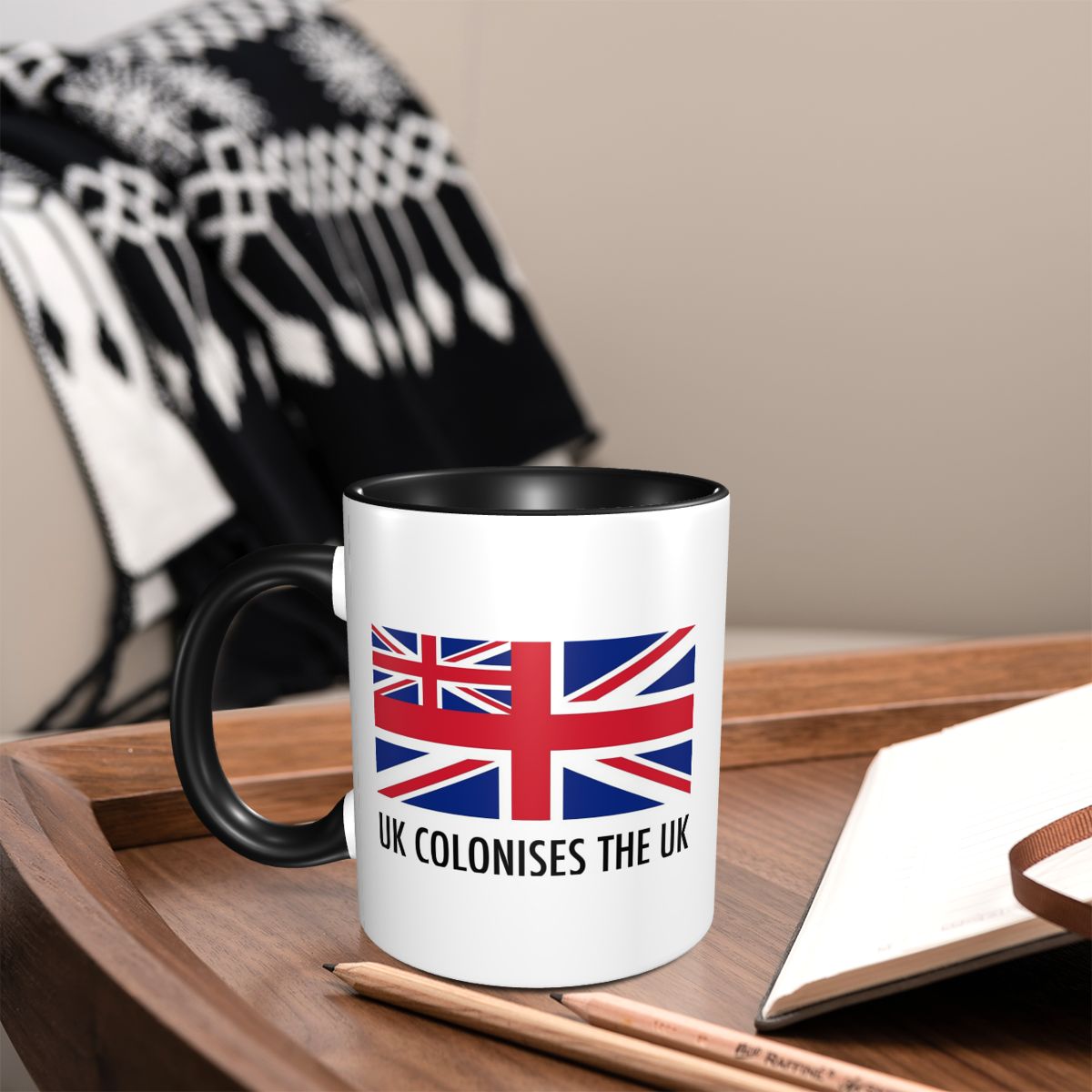 Union Jack Flag Of The UK Mug  - Coffee Tea Uk avaliação e preço