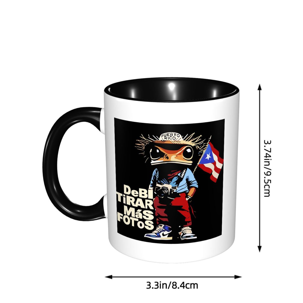 Bad Bunny DTMF Debi Tirar Mas  - Coffee Tea Cup Foto avaliação e preço