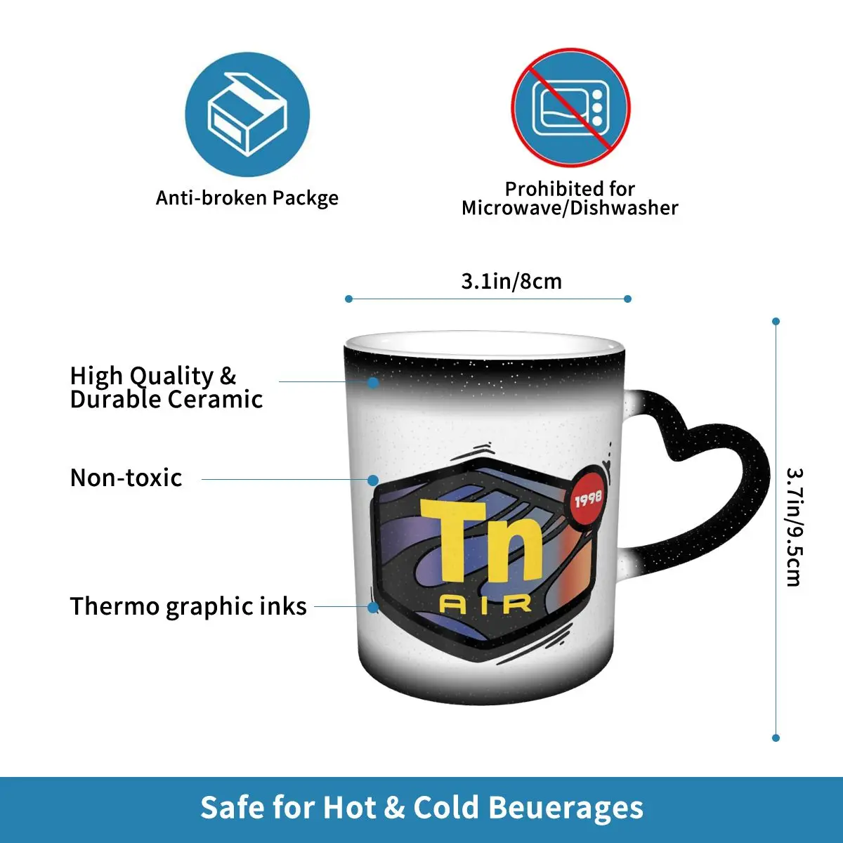 Air Max TN Plus Mug Funny Cera - Coffee Plus Tea avaliação e preço