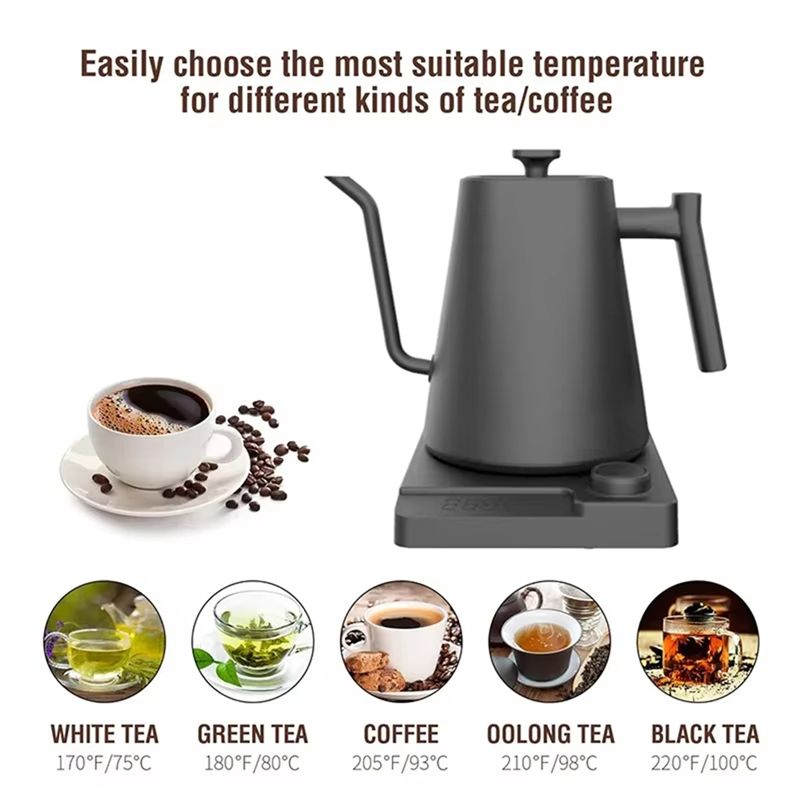 ABKL-Gooseneck Electric Kettle - Coffee Tea Uk avaliação e preço