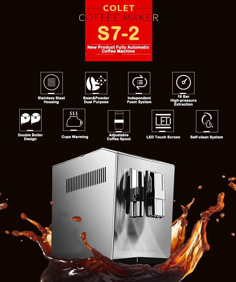 New Product S7-2 Stainless Ste - Coffee & Tea Maker Machine avaliação e preço