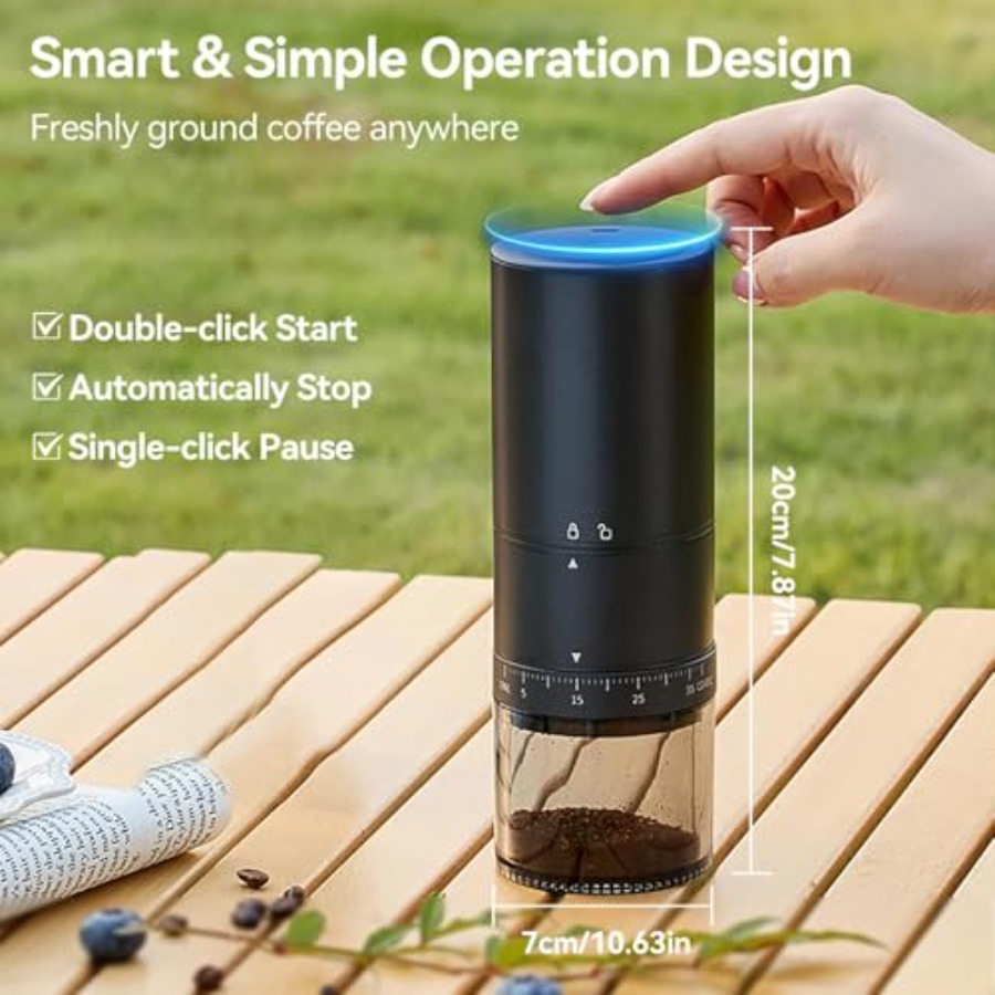 Portable Electric Coffee Grind - Coffee & Tea Maker Machine avaliação e preço