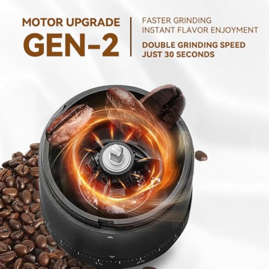 Portable Electric Coffee Grind - Coffee & Tea Maker Machine avaliação e preço