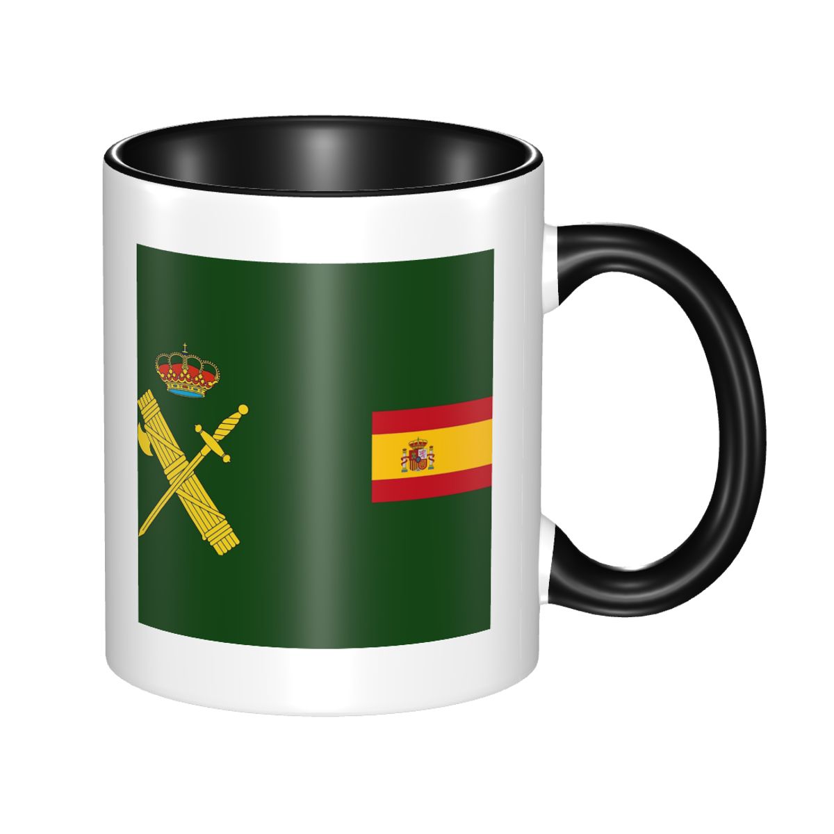 Spain Flag Plus Emblem Civil G - Coffee Plus Tea avaliação e preço