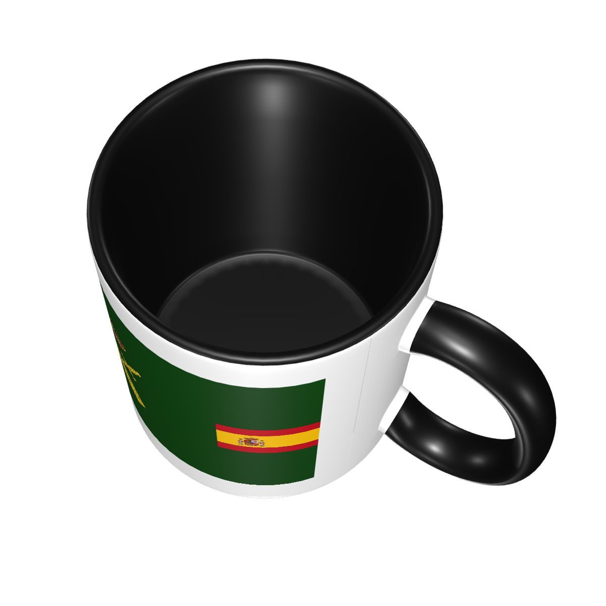 Spain Flag Plus Emblem Civil G - Coffee Plus Tea avaliação e preço