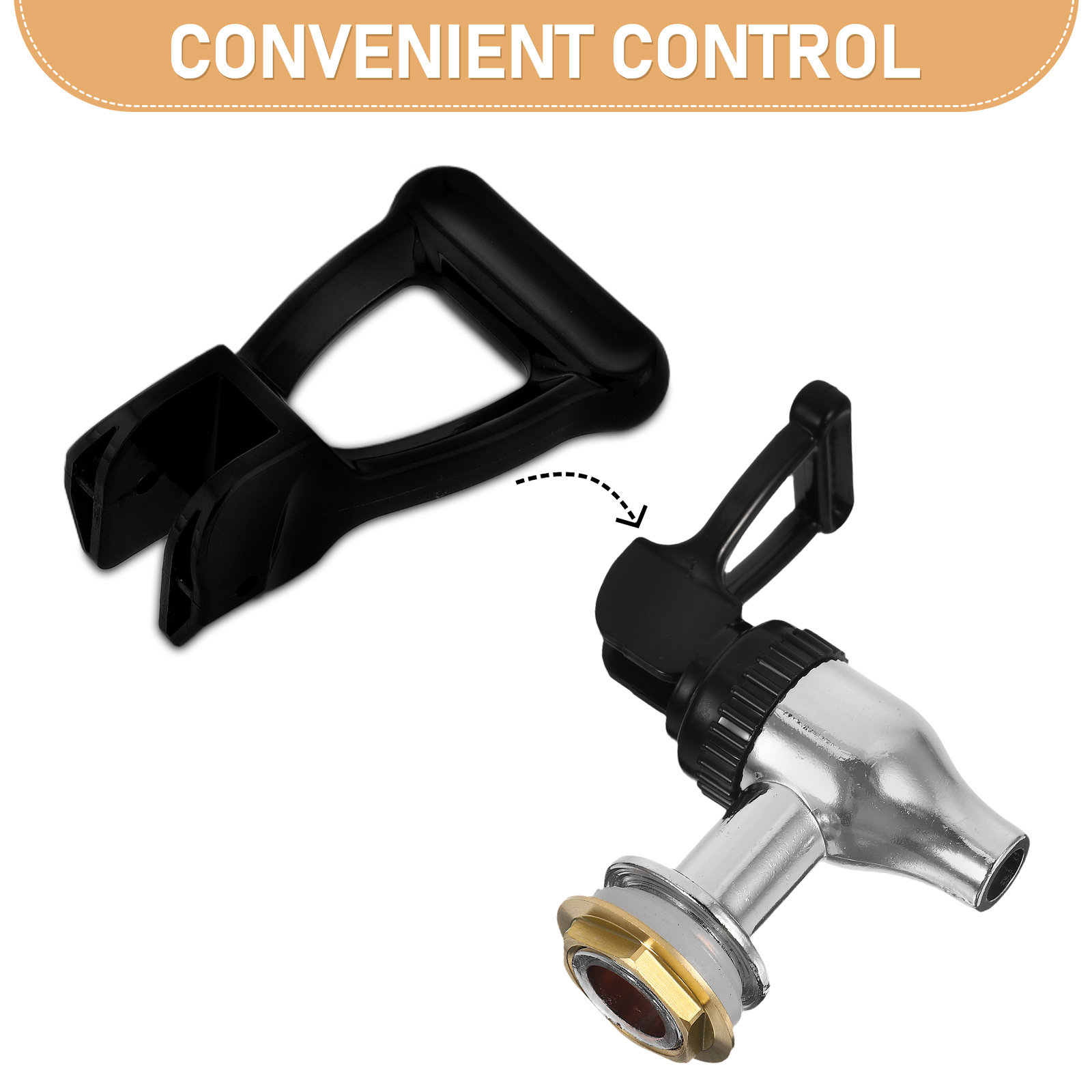 2Pcs Faucet Handle Repair Part - Coffee Tea Hot avaliação e preço