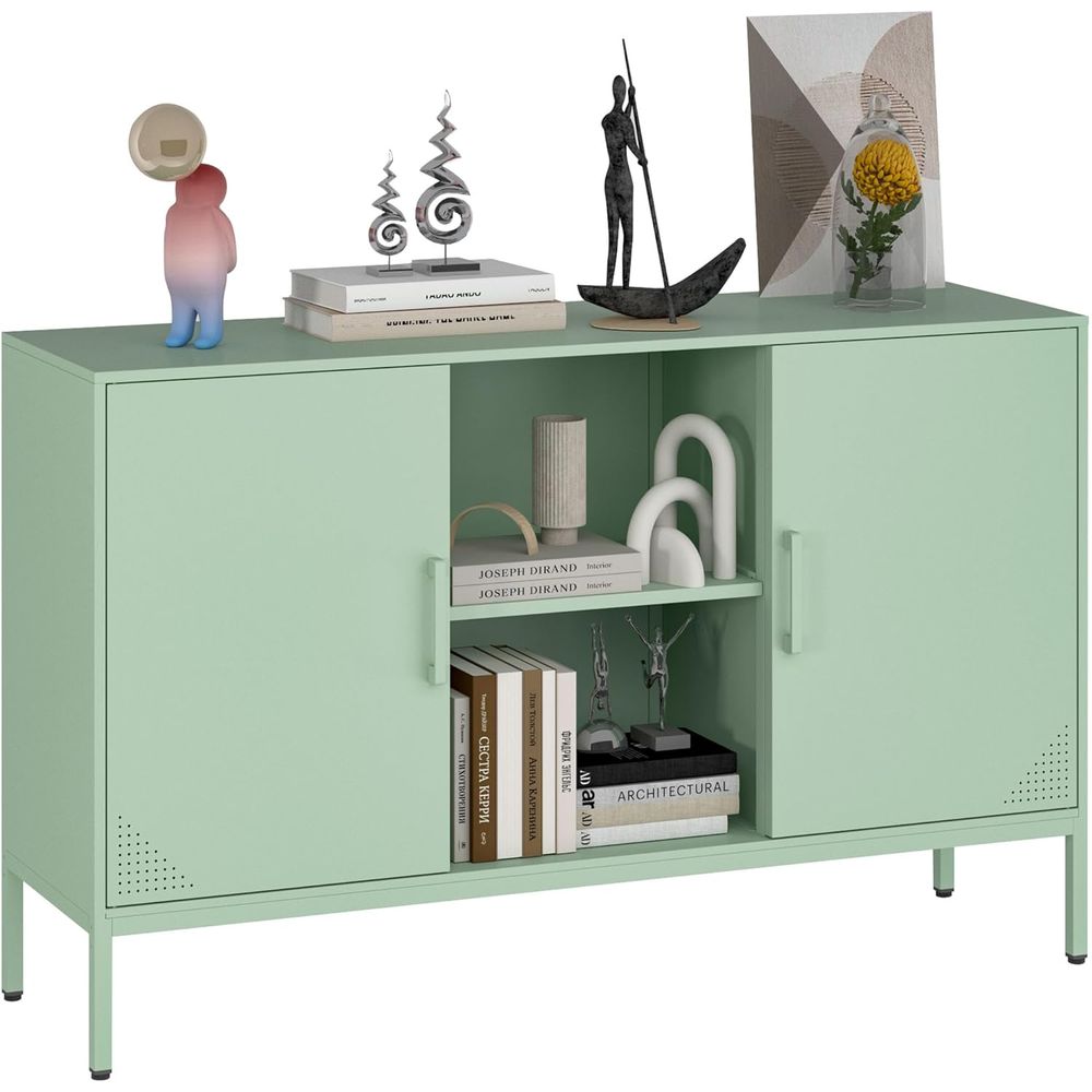 Green 65 Inch TV Stand with St - Coffee & Tea Maker Machine avaliação e preço