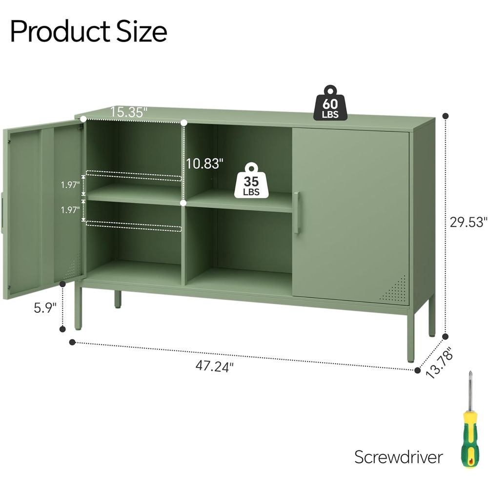 Green 65 Inch TV Stand with St - Coffee & Tea Maker Machine avaliação e preço