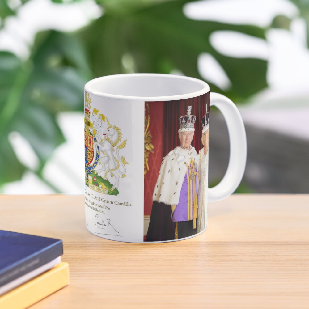 King Charles Iii And Queen Cam - Coffee Tea Picture avaliação e preço