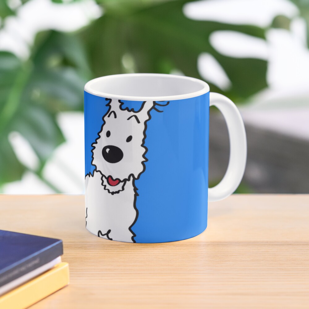 Snowy Dog Tin Tin Sticker Clas - Coffee Tea Picture avaliação e preço